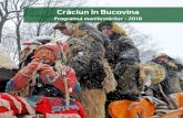 Programul manifestărilor - 2018visitingbucovina.ro/cjsuceava-fisiere/2018/12/program-craciun-2018.… · Locaţia: Primăria Comunei Adâncata Denumirea evenimentului: „Aho, aho...