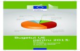 Bugetul UE pentru 2013 - European Commissionec.europa.eu/budget/library/biblio/publications/... · Strategiei Europa 2020 este mai mare deoarece finanțarea UE pentru proiectele din