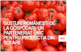 GUSTURI ROMÂNEȘTI DE LA GOSPODARI- UN PARTENERIAT …€¦ · Brandul Gusturi romanesti Gusturi romanesti insemna gusturi de mult uitate din categorii diferite, precum fructe si