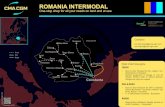 ROMANIA INTERMODAL - CMA CGM...to/from Bucharest + city limits, Ploiesti + city limits, Bacau + city limits • 4 - 5 trains/week Constanta - Bucharest BARGE • Barge to/from Moldavia: