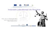 Instanțele judecă ști din România - SNSH · Recursul în interesul legii reprezint ă principala procedur ă prin care se poate realiza acest lucru. Înalta Curte de Casa ţie