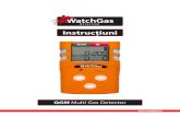 Instrucțiuni - WatchGaswatchgas.eu/web/download/portable_v1.1/WatchGas_QGM_User...3.3 Afișarea alarmei 8 3.4 Inițializarea concentrațiilor detectate 9 3.5 Verificarea valorii alarmelor