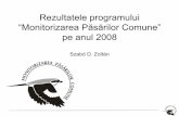 Rezultatele programului “Monitorizarea Păsărilor Comune ...monitoring.sor.ro/Download/SzaboDZoltan_MPC2008.pdf- în 2008 a patra oară de către PECBMS - date din 21 de ţări,