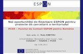 Noi oportunităţi de finanţare ESPON pentru proiecte de ...espon-interstrat.eu/admin/attachments/20110707172757_Radu Dimit… · 4 Prof.dr. Ionel MUNTELE Cercetător, expert PCER