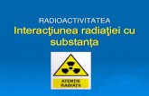 RADIOACTIVITATEA Interacţiunea radiaţiei cu substanțaliceal.lniarad.ro/pics/pdfprof/alina/27-05-2020...Radioactivitatea nuclee instabile ce emit radiatii spontan Naturala Artificiala