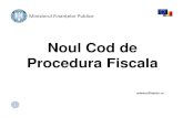 Noul Cod de Procedura Fiscalacodfiscal.net/media/2015/02/2015-02-18-prezentare-MFP...2015/02/18  · fiscală, s-a prevăzut un nivel de 1,2% al majorărilor de întârziere pe lună
