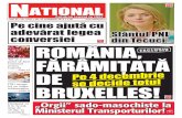 PAG. ROMÂNIA, - NationalROM-ul, dar și că opera˛iunea va ˝ una mai mult decât „dureroa-să”. Culmea este însă că și unii și al˛ii fac parte din aceeași „barcă”