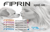fipron FINAL str 01-10 2018 ro · n Nu spălaţi câinele sau pisica cu un şampon antiparazitar imediat înainte de a aplica FIPRIN spot-on. n Aflaţi greutatea exactă a câinelui