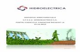 RAPORTUL DIRECTORATULUI S.P.E.E.H. HIDROELECTRICA S.A. … · Prețurile de tranzactionare pe piața concurențială din România (OPCOM) au crescut pentru energia cu livrare în
