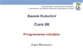 Curs 08 - rovislab.com · 4 Metode de programare Metodele de programare disponibile sunt următoarele: Pentru programarea unei aplicaţii se pot folosi şi combinaţii dintre mai
