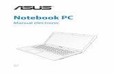 Notebook PC - Asus · Notebook PC Manual electronic Manual electronic pentru notebook Informaţii referitoare la drepturile de autor Nicio parte a acestui manual, inclusiv produsele