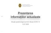 Prezentarea - Ministerul Sănătății, Muncii și Protecţiei Sociale · 2020. 7. 10. · Numărulde cazurinoi de infectarecu COVID-19 în dependență de teritoriile administrative