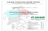 CU N°37 stagione 2014-2015 Calcio/2014 2015/CU N°37... · C.U. n° 37 S.S. 2014/15 Lega Calcio UISP Pisa 3/23 29/04/2015 C.U. n° 3C.U. n° 3337777 del del del 2 2229999 aprileaprileaprile