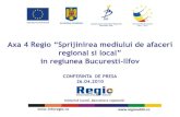 Axa 4 Regio Sprijinirea mediului de afaceri regional si local” de presa_2… · Plan de afaceri/Plan de marketing Analizele si masurile din aceste documente nu justifica investitia