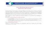 Curs Writing Dynamics™ Interact, București · • Să aplici tehnici de scriere zilnice până la rapoarte mai lungi Cui i se adresează cursul? Atelierul se adresează angajaţilor