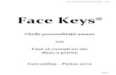 Face Keys® - Curspenet.ro€¦ · Curs online de fizionomie Face Keys – 10/10 pagina 1 Face Keys® Cheile personalităţii umane sau Cum să cunoşti un om dintr-o privire Curs