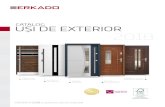 CATALOG UŞI DE EXTERIOR 2018gmigrup.ro/images/catalog/ERKADO_exterior2018.pdfîn conformitate cu paleta de culori ERKADO sau RAL care acoperă pentru un cost suplimentar cu excepția