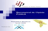 Barometrul de Opinie Publică - Institutul de Politici Publiceipp.md/wp-content/uploads/2020/07/BOP_06.2020_prima_parte_finale.pdf · La moment TNS este cea mai importantă agenţie
