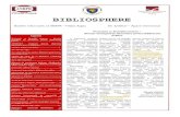 BIBLIOSPHERE€¦ · BIBLIOSPHERE uletin informativ al AN PR—Filiala Argeș Nr. 3/2012— Apare trimestrial Cuprins-Proiectele cu finanțări externe – direcție strategică de