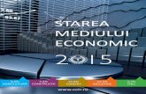 STAREA MEDIULUI ECONOMIC 2 15 - CCIRînfiinţarea şi dezvoltarea de start-up-uri inovative, crearea de noi locuri de muncă, creşterea competitivităţii întreprinderilor autoh-tone