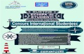 FACULTATEA DE CONSTRUCȚII Concurs Internațional Studențesc · - promovare online pe site-ul - promovare online pe Facebook - Asociația Studenților Constructori din Universitatea
