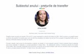 New Subiectul anului - prețurile de transfer · 2017. 2. 8. · Alina Andrei Consultant fondator Pregătim dosare de prețuri de transfer (TP) din 2011 și avem experiență în