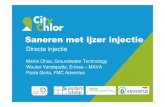 Directe injectie - CityChlor · 2012. 4. 25. · Directe injectie van micro-ijzer en substraat: een combinatie van anaerobe en abiotisch afbraak Van Bodemonderzoek naar succesvol