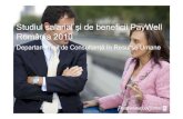 Studiul salarial şi de beneficii PayWell România 2010 · Bugetat (an anterior) Planificat (an curent) Realizat (an curent) Evolutie PIB Surse: Studiul salarial si de beneficii PayWell