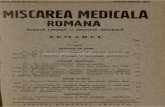 ROMÂNA...flNUL V-I«a Mo. 3-4. MRRTIE-flPRIUE 1932. ROMÂNA revista lunara de medicina GENERALA S U M A R U L Pag. I. C r o n i c a..... 138 ARTICOLE DE FOND Doc. Dr. V. DIM1TRIU: