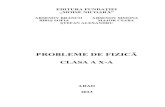 PROBLEME DE FIZICĂ · 2020. 3. 16. · 2 ISBN 978 Descrierea CIP a Bibliotecii Naţionale a României Probleme de fizică : clasa a X-a / Arsenov Branco, Arsenov Simona, Biriş Sofia,