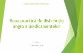 Buna practică de distribuție angro a medicamentelor · 2020. 1. 22. · Ordinul comun 1228 / 2005 / 244 / 63 / 2006 al Ministerului Agriculturii, Pădurilor şi Dezvoltării Rurale,