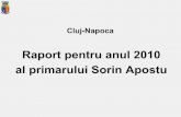 Raport 2010 presa P Cluj Napoca 2010.pdf3.944 corpuri de iluminat public pe 304 străzi şi alei. În cadrul programului de modernizare şi reabilitare, s-au montat 2.806 corpuri de