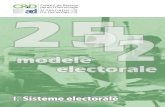 I. SistemeSisteme electorale electorale · parlamentelor sau a altor instituţii alese rămâne sistemul electoral. Acesta influenţează funcţionarea sistemului de partide, care,