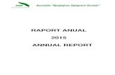 RAPORT ANUAL 2015 ANNUAL REPORT - ASISasis-ong.ro/en/images/reports/ASIS-Report-2015.pdf · orele înaintate ale nopții. Cu ajutorul unui chestionar conceput în cadrul organizației
