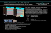 ECOWOOD STANDARD/PLUS ECOWOOD... · 2019. 11. 29. · ECOWOOD STANDARD/PLUS cazan cu funcționare pe combustibil solid Cazanul ECOWOOD este proiectat pentru funcționarea pe orice