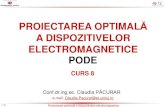 PROIECTAREA OPTIMALĂusers.utcluj.ro/~claudiar/Proiectarea optimala a... · 2020. 4. 24. · 5/32 Proiectarea optimală a dispozitivelor electromagnetice Rezolvarea problemelor de