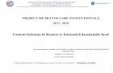 PROIECT DE DEZVOLTARE INSTITUŢIONALĂcjrae-arad.ro/.../uploads/2019/12/PDI-ACTUALIZAT-2019.pdf · 2019. 12. 2. · CENTRUL JUDEŢEAN DE RESURSE ŞI ASISTENŢĂ EDUCAŢIONALĂ ARAD