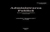 Publicăaap.gov.md/files/publicatii/revista/11/4.pdf · 2016. 3. 10. · Administrarea Publică, nr. 4, 2011 2 Administrarea Publică Revistă metodico-ştiinţifică trimestrială