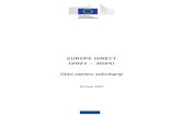EUROPE DIRECT (2021 2025) - European Commission · Granturi UE: EUROPE DIRECT – Ghid pentru solicitanți 10 din 12 Partea B a modelului de propunere din sistemul de transmitere