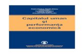 Capitalul uman şi performanţa economică - FlorinPavelescu - Capitalul Uman.pdf · Capitalul uman reprezintă unul dintre factorii de producţie esenţiali pentru declanşarea şi