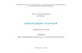 EDUCAȚIE FIZICĂ - gov.md · Prezentul ghid face parte din sistemul de produse ale Curriculumului național și re-prezintă un document de reper în implementarea curriculumului