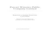 Purcari Wineries Public Company Limited · 2020. 4. 6. · Purcari Wineries Public Company Limited Raportul Administratorilor toate sumele sunt in RON, daca nu este specificat altfel
