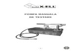POMPA MANUALA DE TESTARE - Depozit-Online.ro Manuala... · Pompa se utilizeaza pentru toate tipurile de instalatii, cum ar fi instalatiile sanitare, de incalzire, cu aburi, cu aer