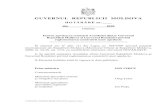 GUVERNUL REPUBLICII MOLDOVA · Republicii Moldova și Guvernul României privind reglementarea construirii unor apeducte ----- În temeiul art. 81 alin. (1) din Legea nr. 595/1999