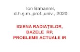 Ion Bahanrel, d.h.ş.m.,prof.,univ., 2020 - USMF · 2020. 3. 25. · • Radioactivitatea artificială; • Deșeurile radioactive; • Aspecte ecologice ale poluării mediului ambiant