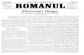 iu- Octavian Goga.documente.bcucluj.ro/web/bibdigit/periodice/romanul/1914/...ma „Domnul notar'', reprezentată pe scena Teatrului naţional din Bucureşti, e o sinteză minunată