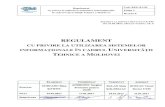 REGULAMENT - UTM · Regulament cu privire la utilizarea sistemelor informaţionale Ediţia 1 în cadrul Universității Tehnice a Moldovei Cod: REG-0-USI Revizia 0 4 Student – persoană