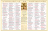 A 2010 Calendar12:30 Holy Great-Martyr George(Patronal Feast-Diocese of Canton) Cuv Xenia; [Sf Francisc de Sales] (all foods) S 24 S Sf M Sava Stratilat; Cuv Elisabeta Taumaturga Sabbas