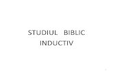 STUDIUL BIBLIC INDUCTIV - Philadelphia Trossingen · 2018. 11. 21. · Calitățile observării •Exactitate –identificarea cu precizie a ceea ce spune şi a ceea ce nu spune textul