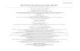 ISSN 1811-0770 REVISTA NAŢIONALĂ DE DREPT · 2019. 4. 15. · REVISTA NAŢIONALĂ DE DREPT Nr. 4-6, 2018 4 La 26.07.2018 a fost adoptată o nouă redacție a alin. (1) art. 190